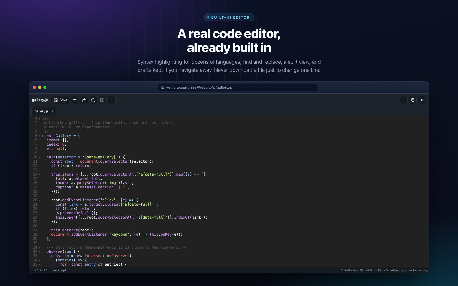 Filoby - Editor
