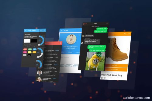 Framework7 Admin Template - Image 9