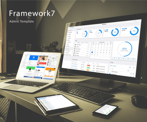 Framework7 Admin Template